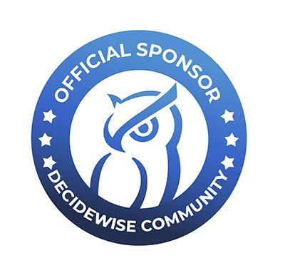Decidewise sponsor badge